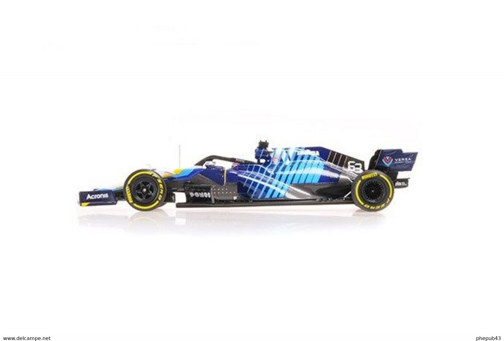 Williams Mercedes FW43B – George Russell - Bahrain GP FI 2021 #63 - Minichamps - Minichamps