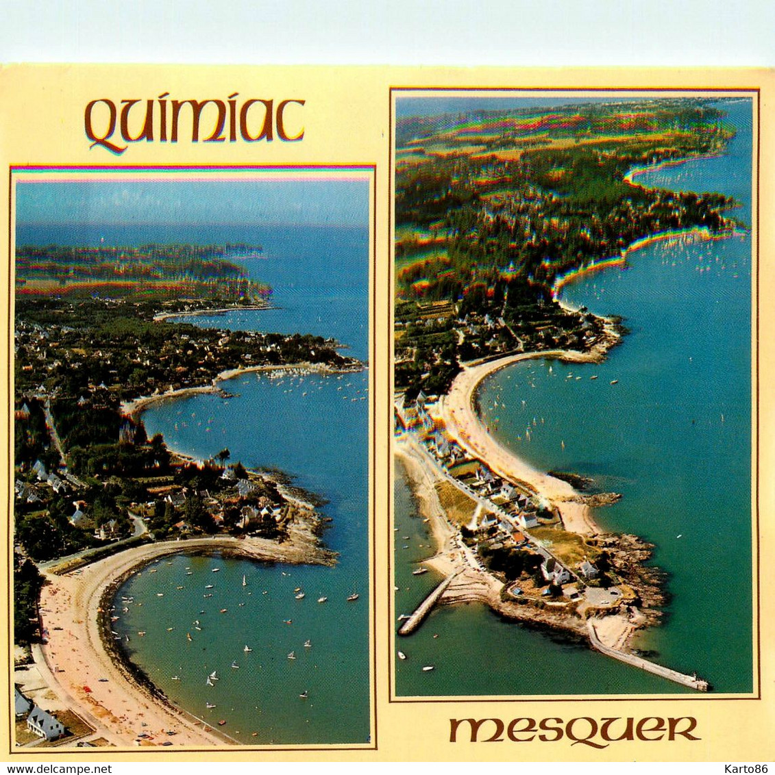 Quimiac * Mesquer * Souvenir Des Communes * Cp 2 Vues - Mesquer Quimiac