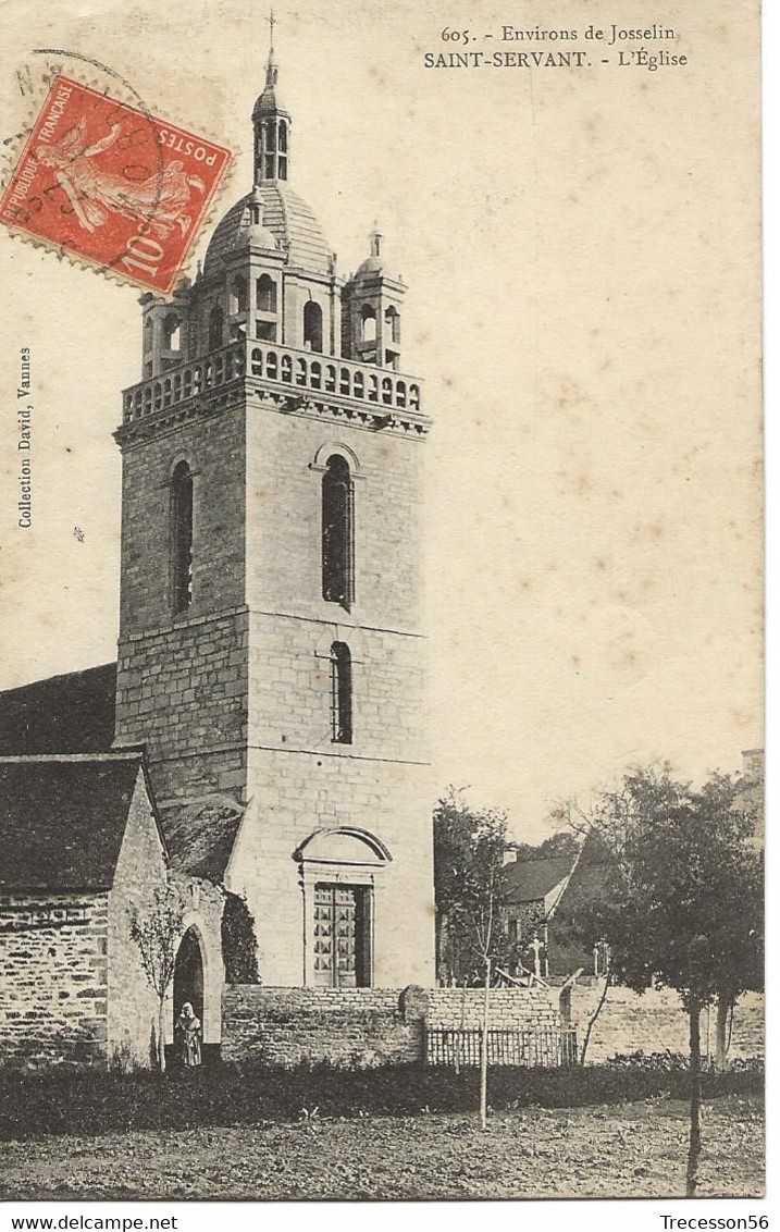 56--Saint Servant - Environ De Josselin -l'Eglise - Josselin