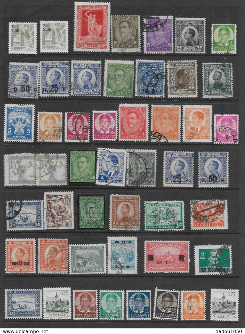Yougoslavie Lot 58 Timbres - Collections, Lots & Séries