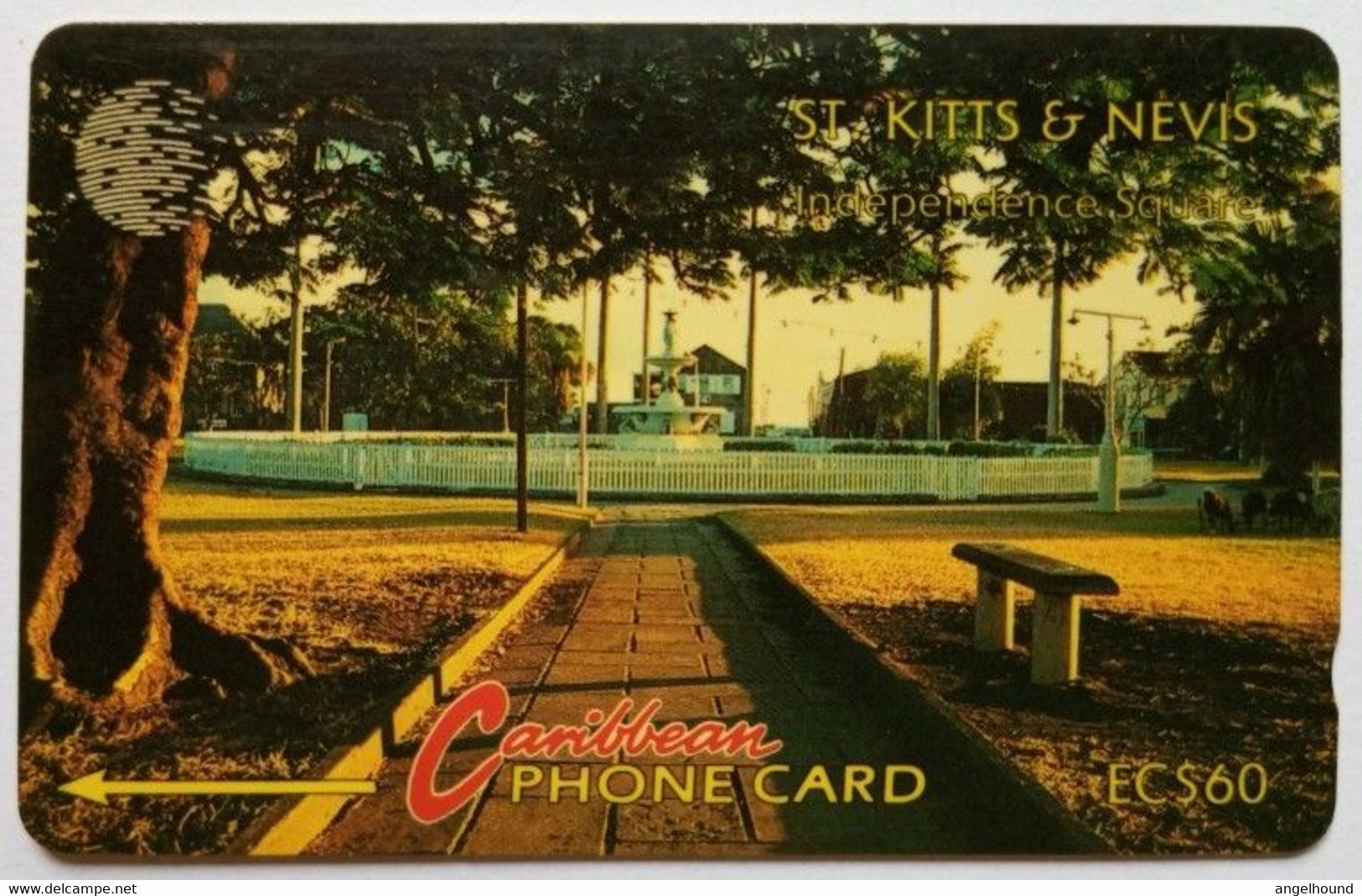 St Kitts And Nevis Cable And Wireless 6CSKB  EC$60 " Independence Square " - Saint Kitts & Nevis