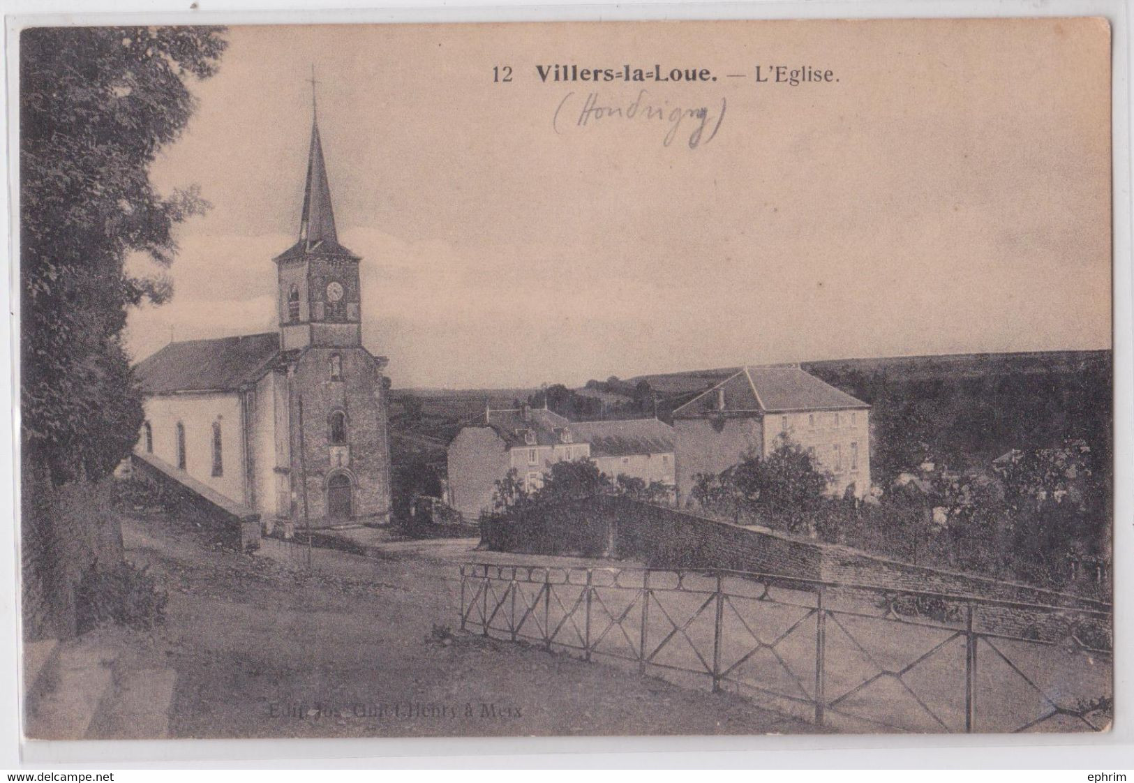 Villers-la-Loue Houdrigny (Meix Luxembourg) - L'Eglise - Meix-devant-Virton