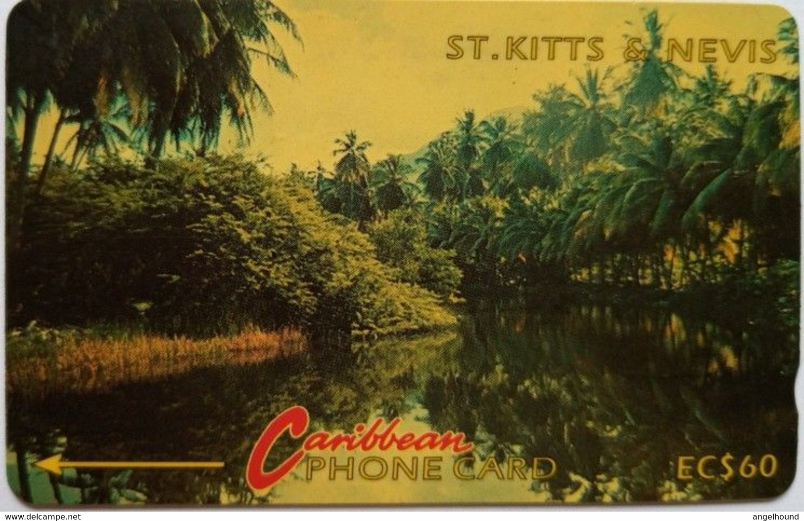 St. Kitts And Nevis Cable And Wireless 5CSKC EC$60 " River Scene " - St. Kitts En Nevis