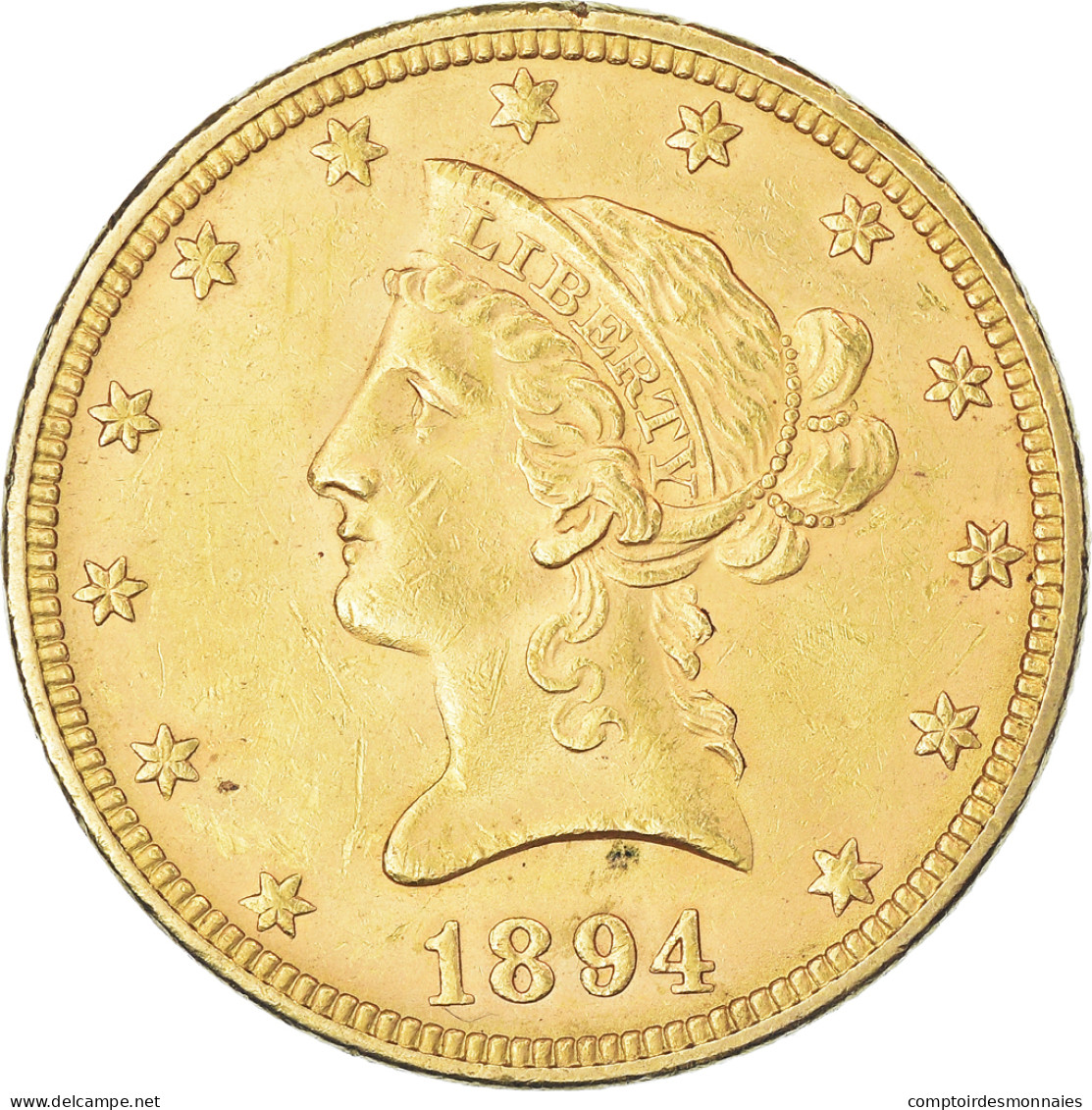 Monnaie, États-Unis, Coronet Head, $10, Eagle, 1894, Philadelphie, SUP, Or - 10$ - Eagles - 1866-1907: Coronet Head (Tête Couronnée)