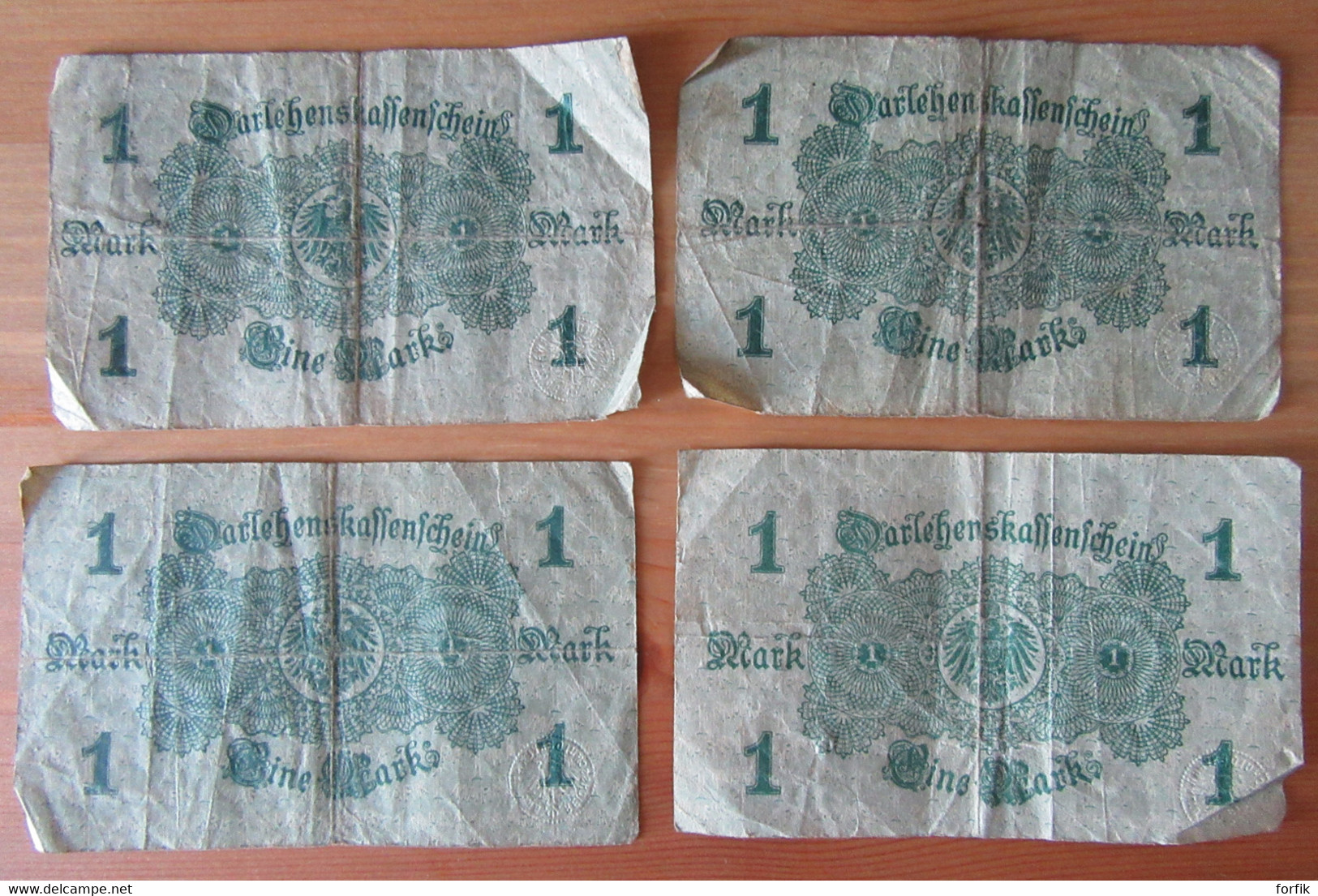 Allemagne / Deutschland - 7 Billets Divers Entre 1910 Et 1918 - 10 Pfennig Köln, 1 Mark, 5 Mark, 20 Mark - Verzamelingen