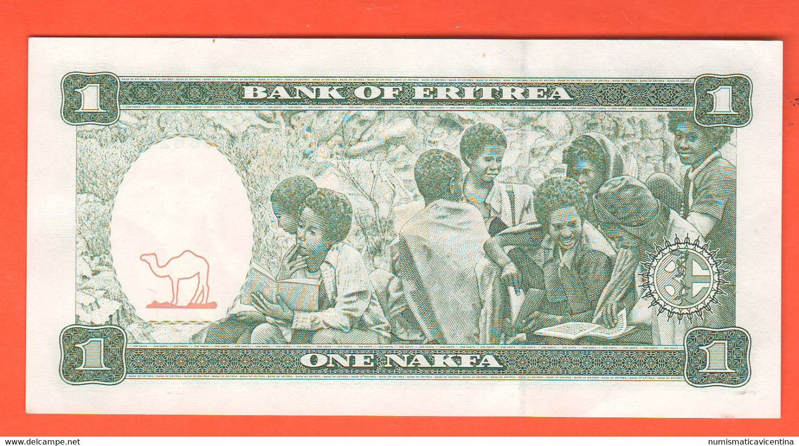 Eritrea 1 One Nagka  1997 Bank Of Eritrea Africa Afrika Serie AA - Eritrea