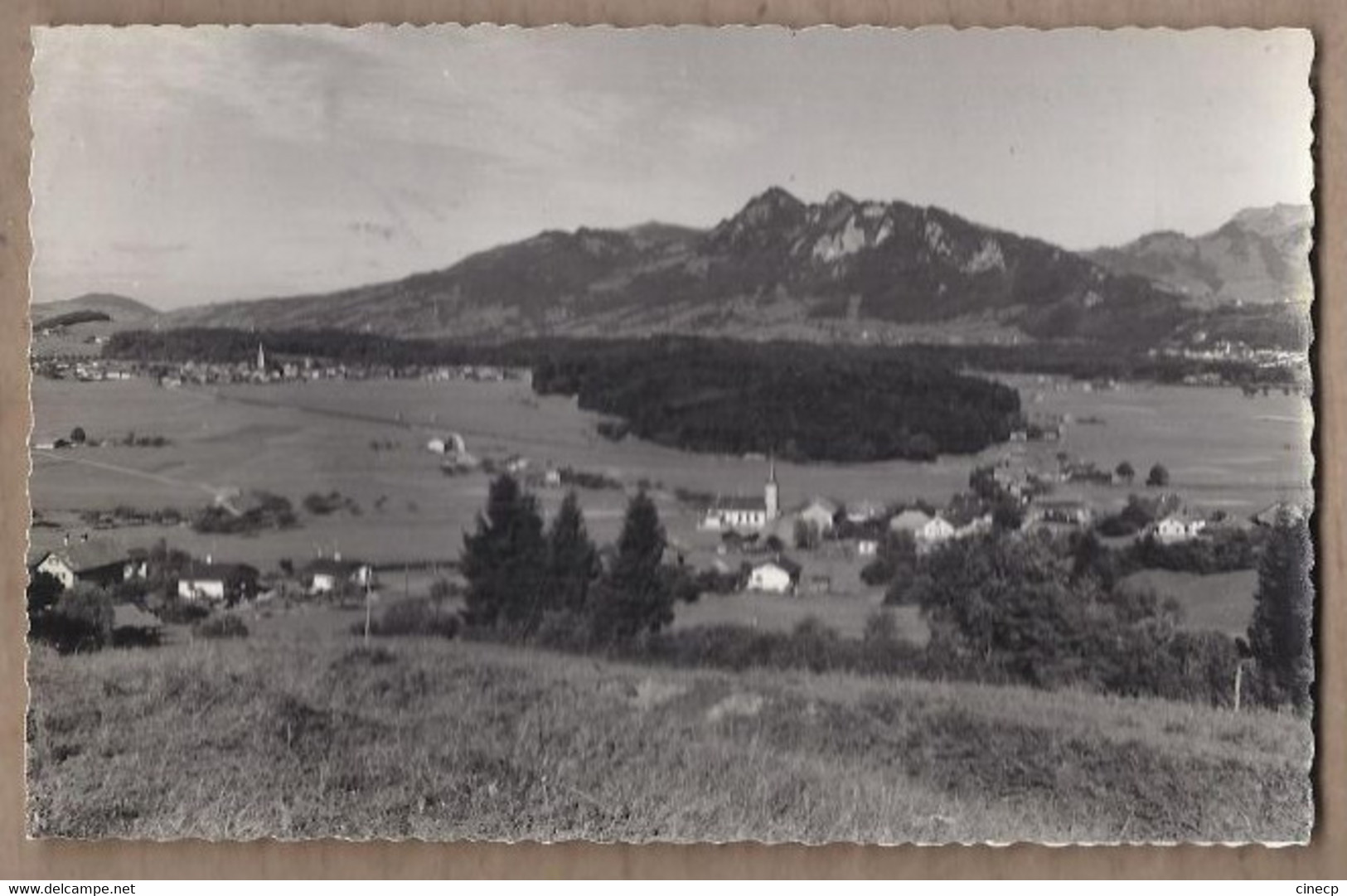 CPSM SUISSE - LE PAQUIER - Le Pâquier - Très Jolie Vue Générale Village Avec Détails Maisons - Le Pâquier