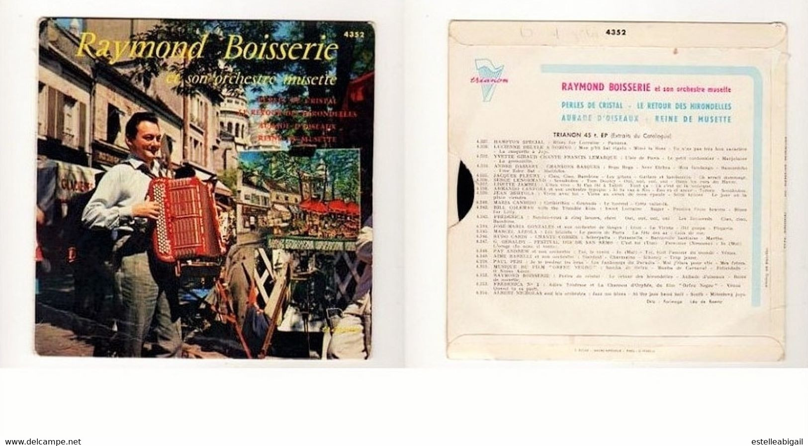 45t  Raymond Boisserie - Musicals