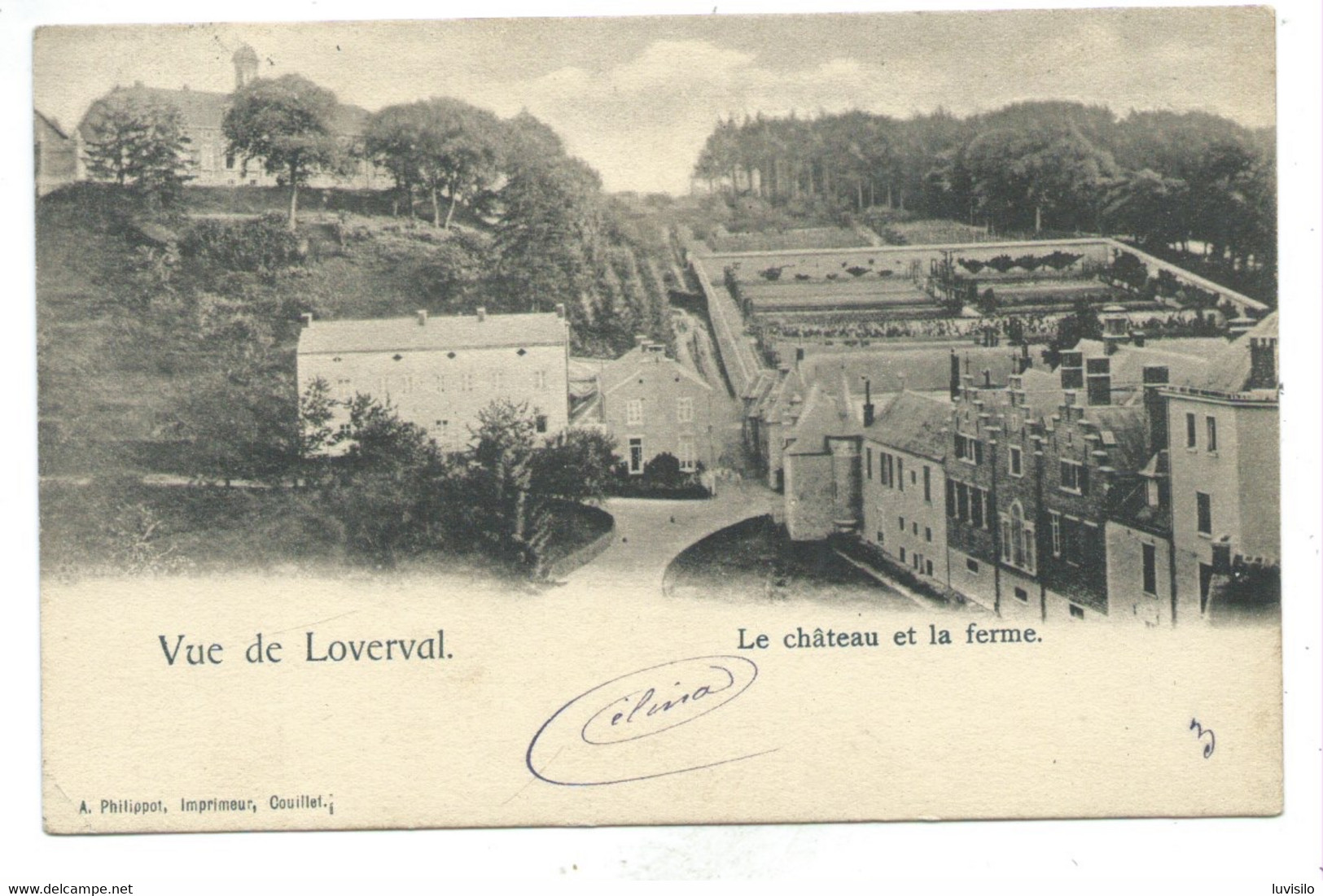 Loverval Le Château Et La Ferme - Gerpinnes