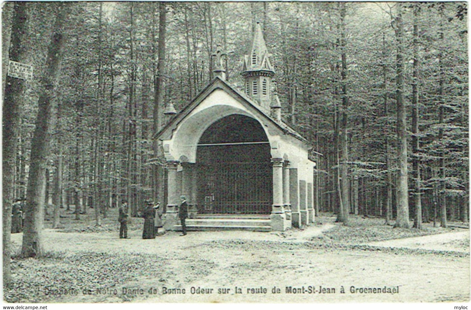 Groenendael. Chapelle De Notre Dame De Bonne Odeur Sur La Route De Mont St.Jean. - Hoeilaart