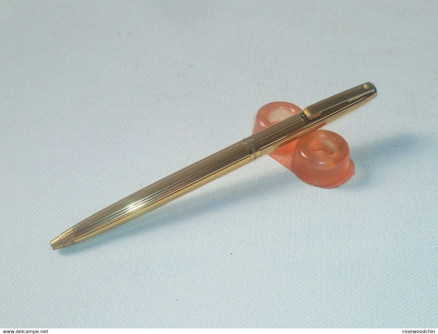 Authentic Vintage 70s' Sheaffer Imperial Gold Electroplated Ball Point Pen (#78) - Stylos