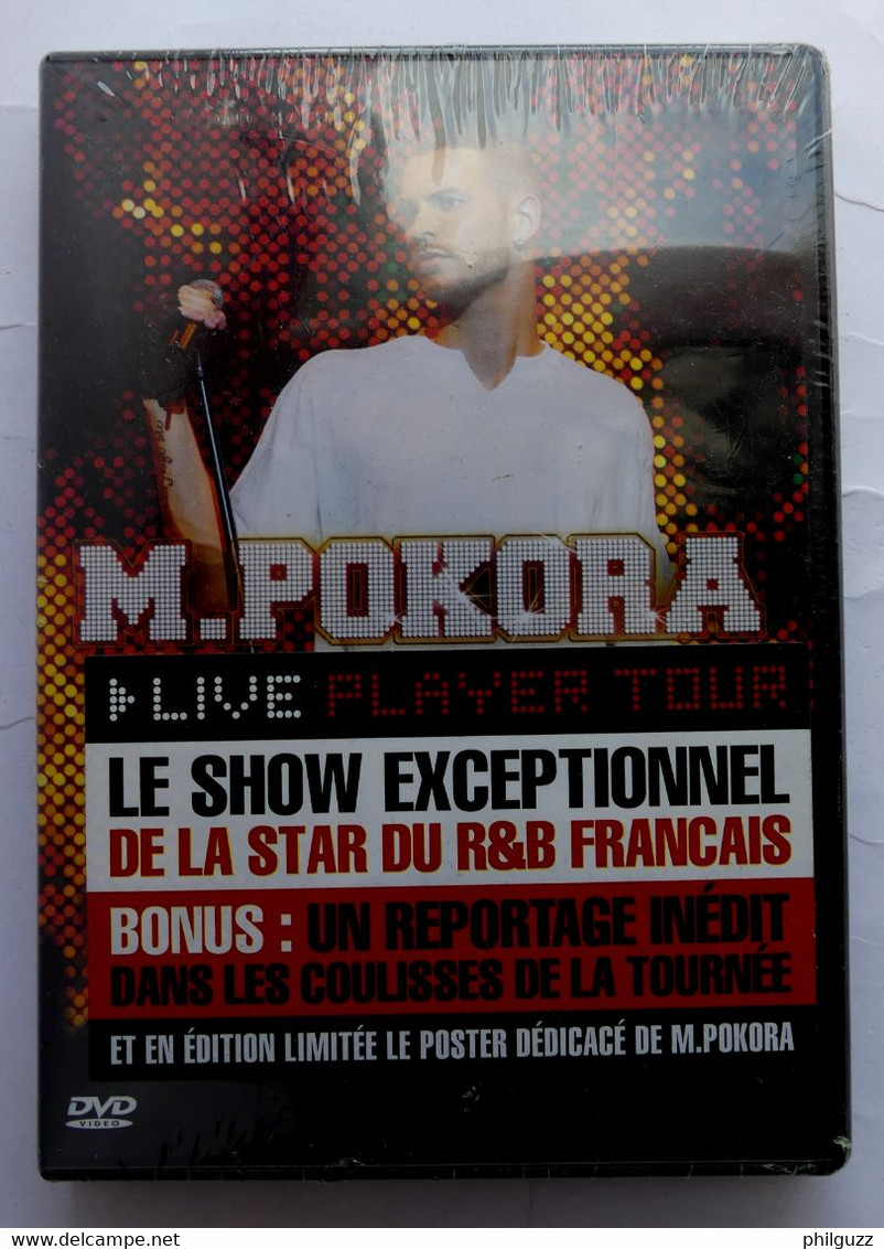 DVD M POKORA LIVE PLAY TOUR 2006 Avec Le Poster Sous Film NEUF - DVD Musicaux