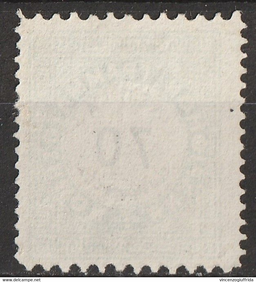 Grecia 1875 SEGNATASSE 1 D. Contorno Verde -centro Nero- Dent. 10x11 -n.11 Catalogo Unificato Usato - Used Stamps