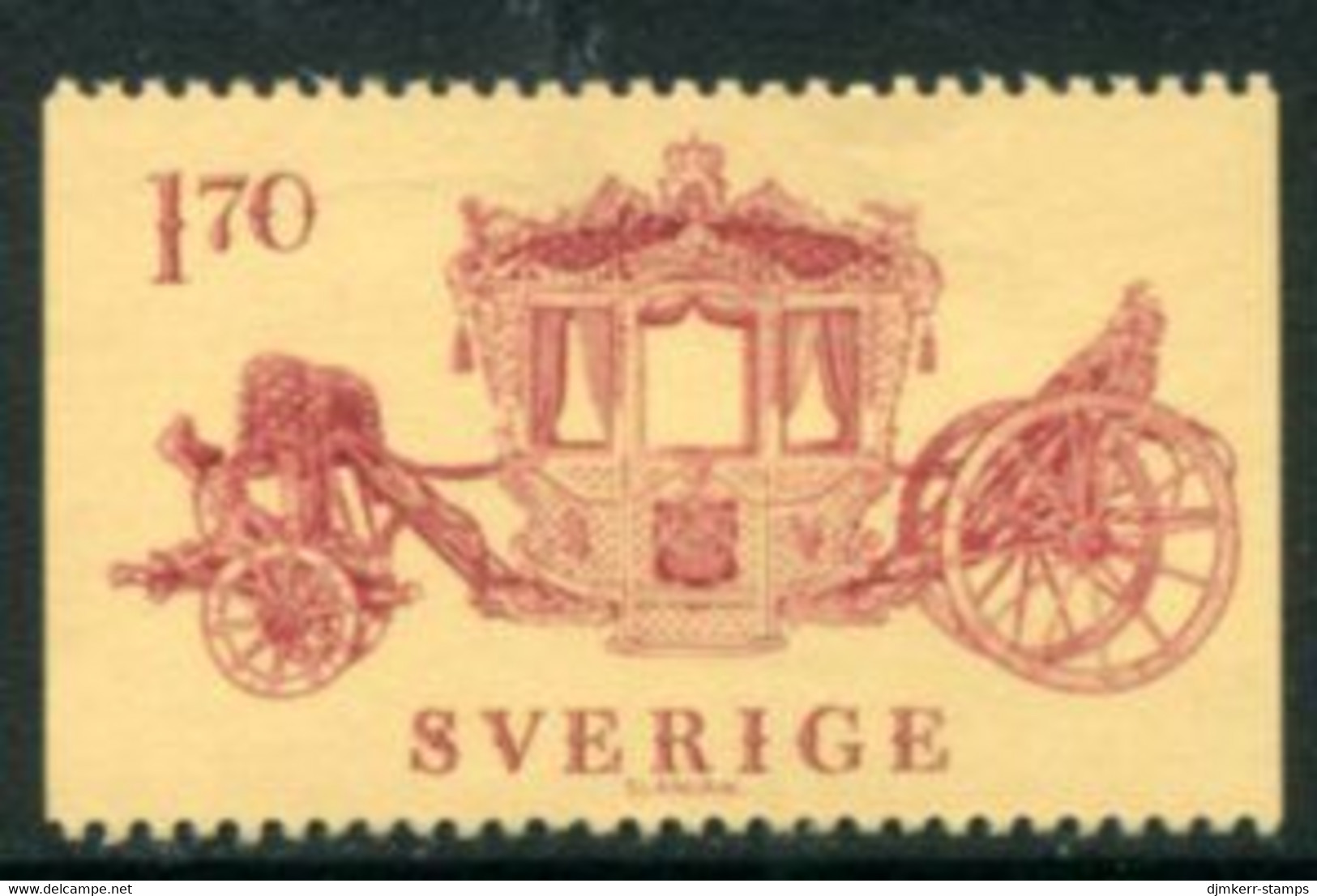SWEDEN 1978 Coronation Coach  MNH / **.  Michel 1044 - Unused Stamps