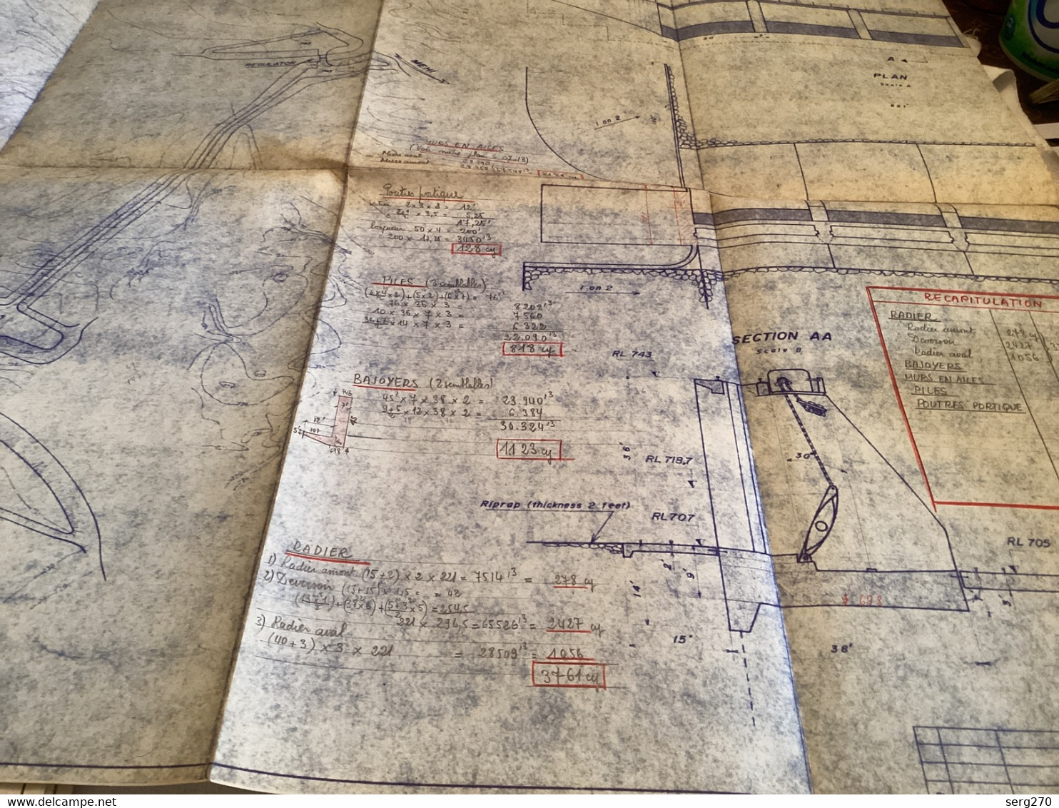 Plan Topographique  Water Conservation Irrigation Weirs On Thé Mehi And Gwydir Rivers 1969 Australia Australie - Obras Públicas