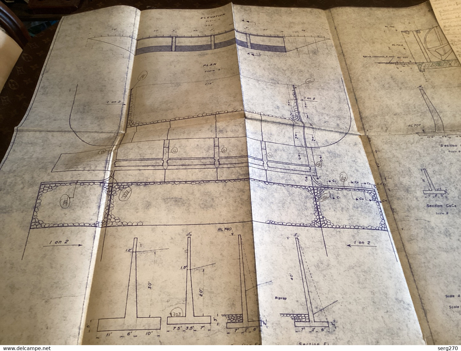 Plan Topographique  Water Conservation Irrigation Weirs On Thé Mehi And Gwydir Rivers 1969 Australia Australie - Obras Públicas