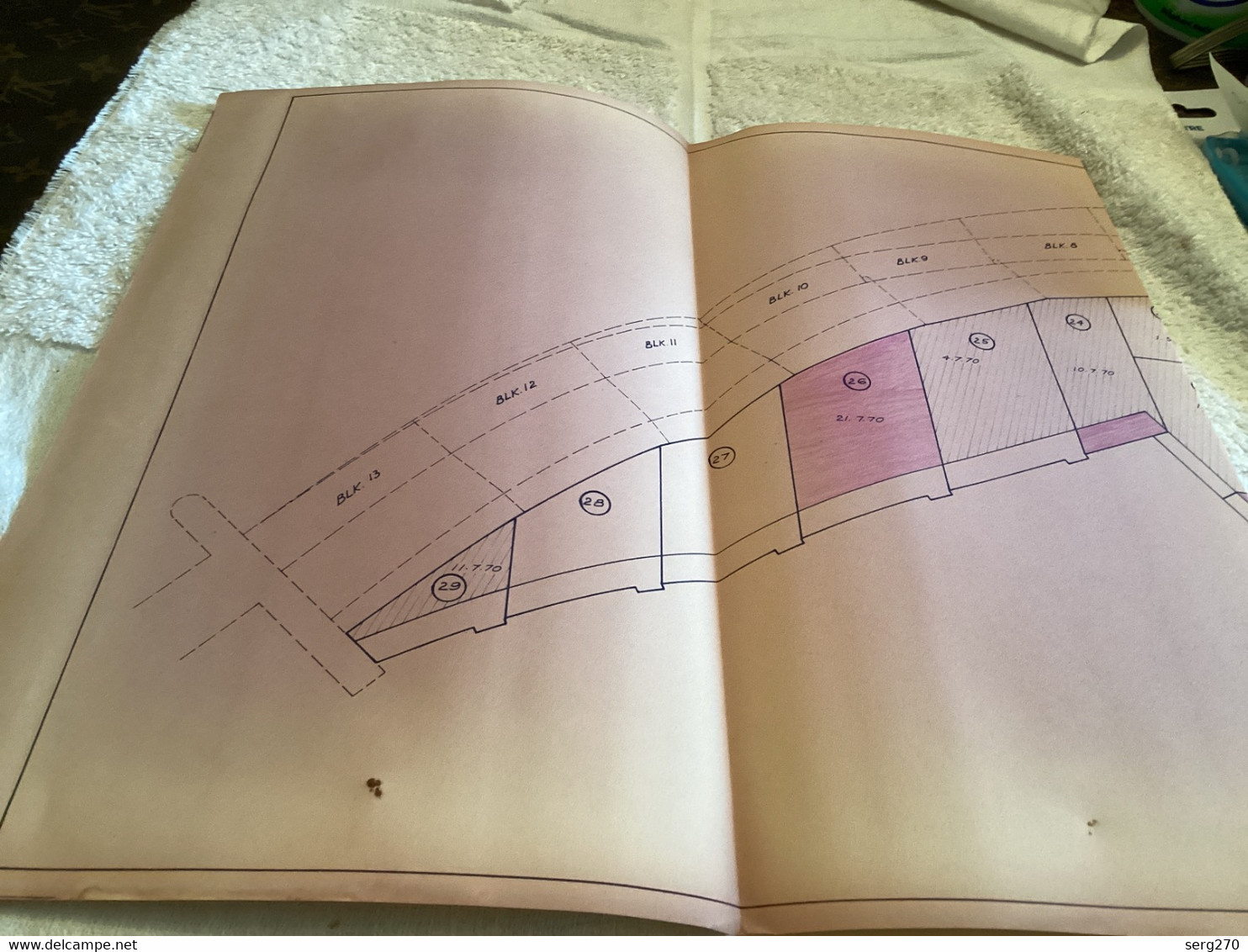 Plan   Dessin Carcoar Dam WATER  CARCOAR   BARRAGE 1970;australia Australie - Obras Públicas