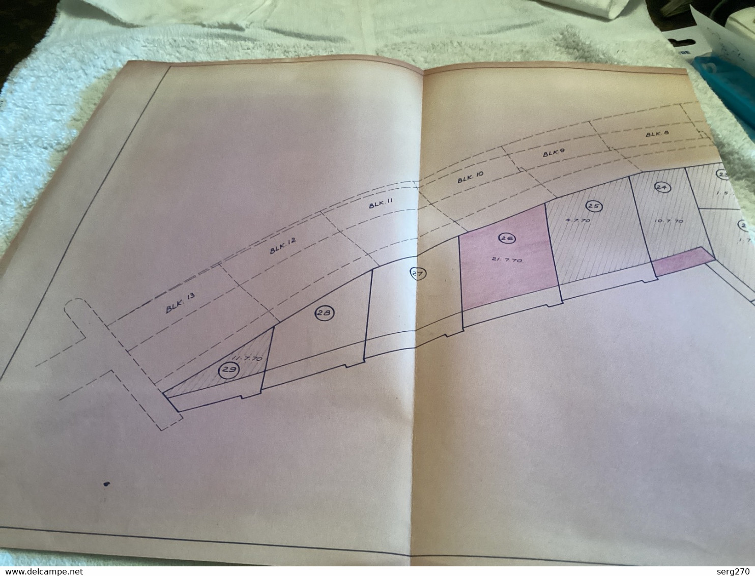 Plan   Dessin Carcoar Dam WATER  CARCOAR   BARRAGE 1970;australia Australie - Public Works