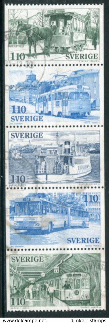 SWEDEN 1977 Local Transport   MNH / **.  Michel  999-1003 - Ongebruikt