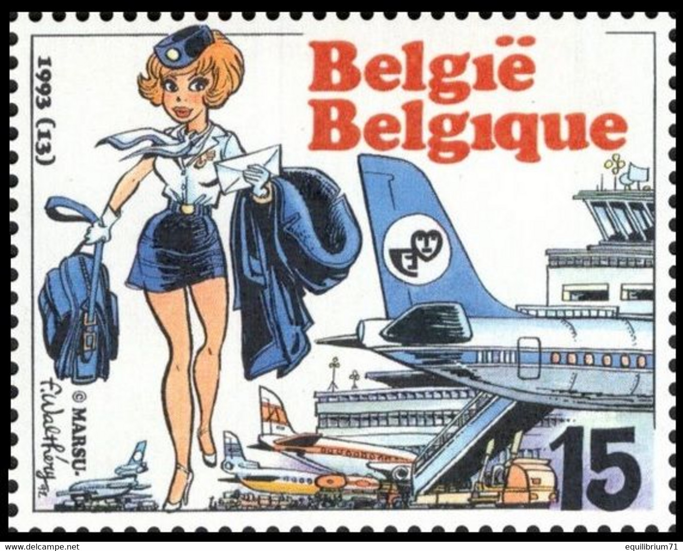 2528** - Natacha Hôtesse De L'air / Natasja Stewardess - BELGIQUE / BELGIË / BELGIEN / BELGIUM - Philabédés (fumetti)