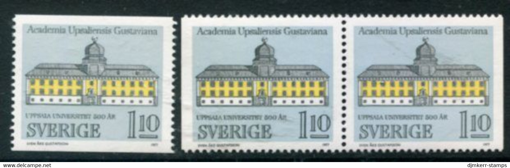 SWEDEN 1977 Uppsala University 500th Anniversary MNH / **.  Michel  988 - Unused Stamps