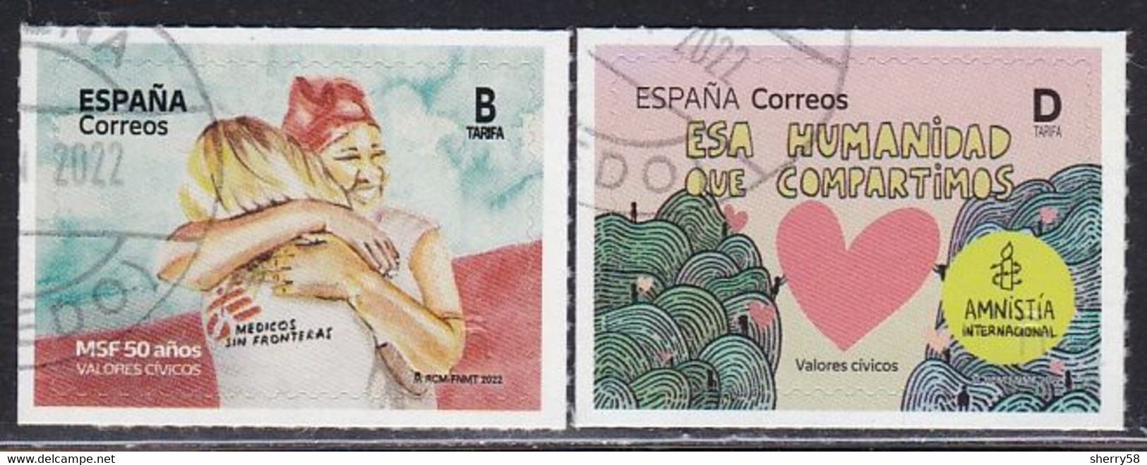 2022-ED. 5585 Y 5586 - Naturaleza. Parque Nacional De La Sierra De Las Nieves. Málaga - USADO - Used Stamps