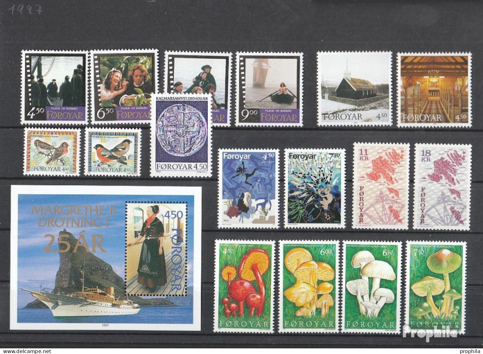 Dänemark - Färöer 1997 Postfrisch Kompletter Jahrgang In Sauberer Erhaltung - Annate Complete