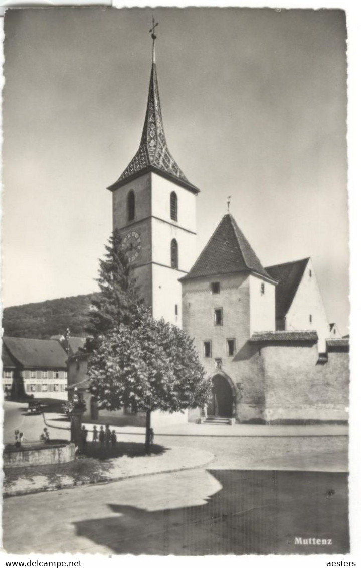 Muttenz; Kirche - Gelaufen. (Wehrli - Zürich) - Muttenz