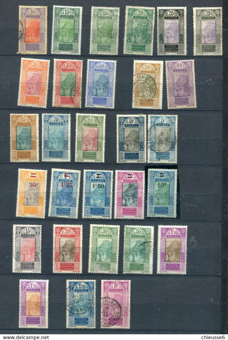 Guinée Lot *,ob - Altri & Non Classificati