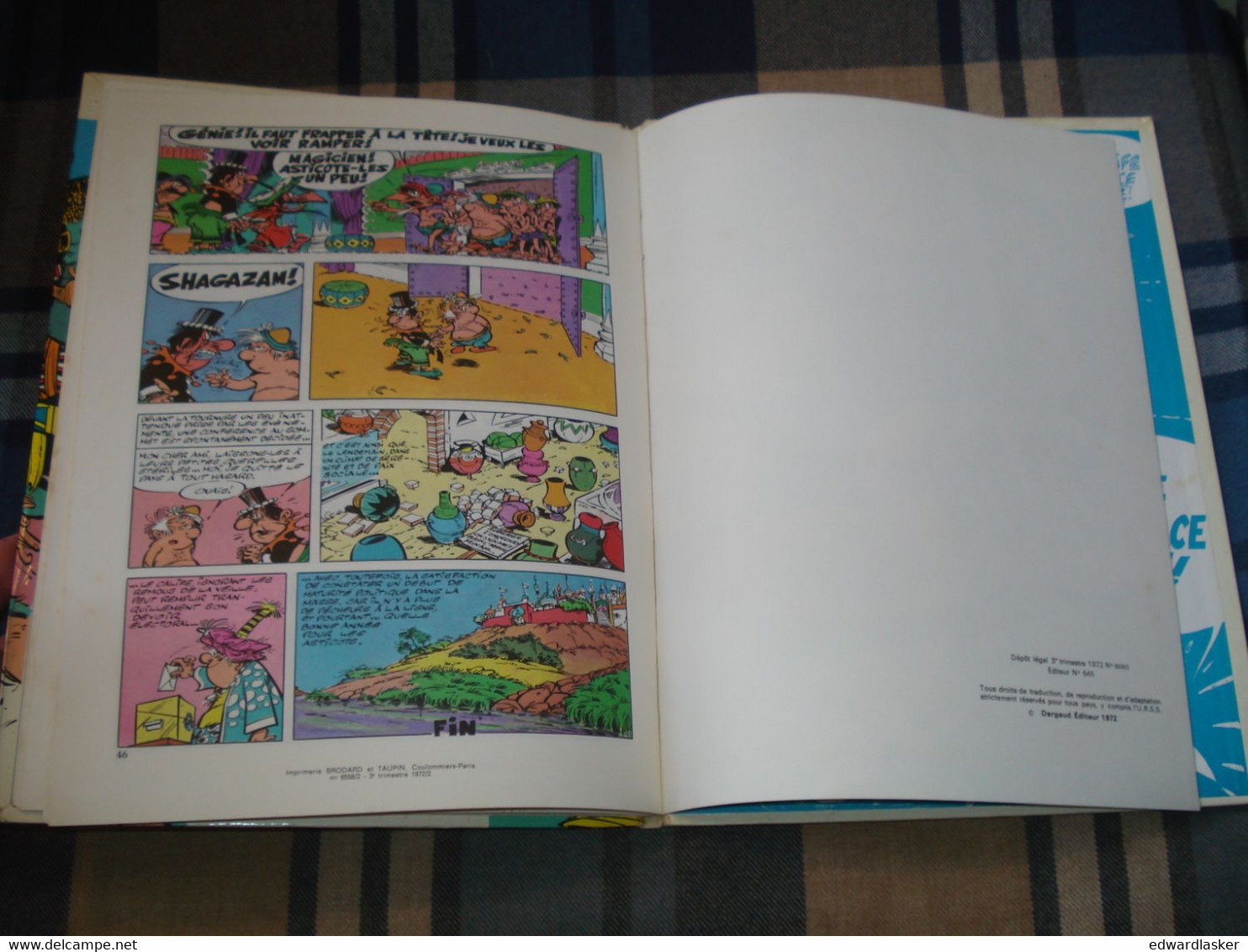 BD IZNOGOUD : Le JOUR Des FOUS - EO DARGAUD 1972 - Goscinny Uderzo - Iznogoud