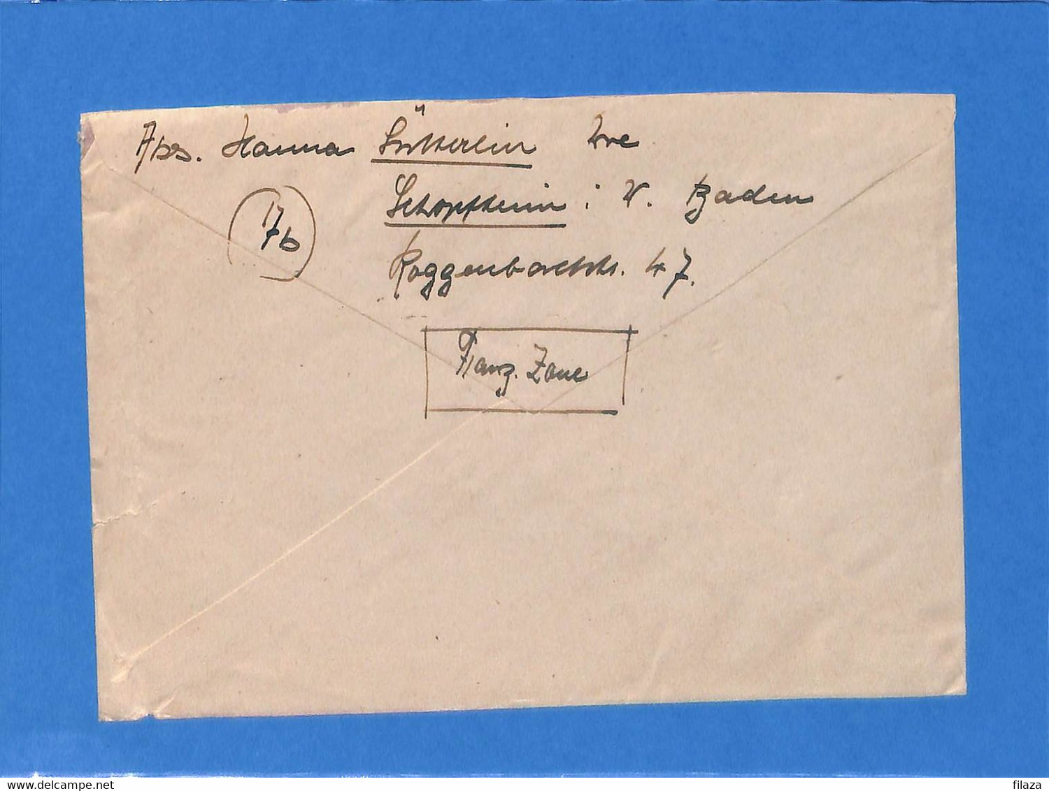 Allemagne Zone Française 1947 Baden - Lettre De Schopfheim à La Suisse (G6100) - Bade