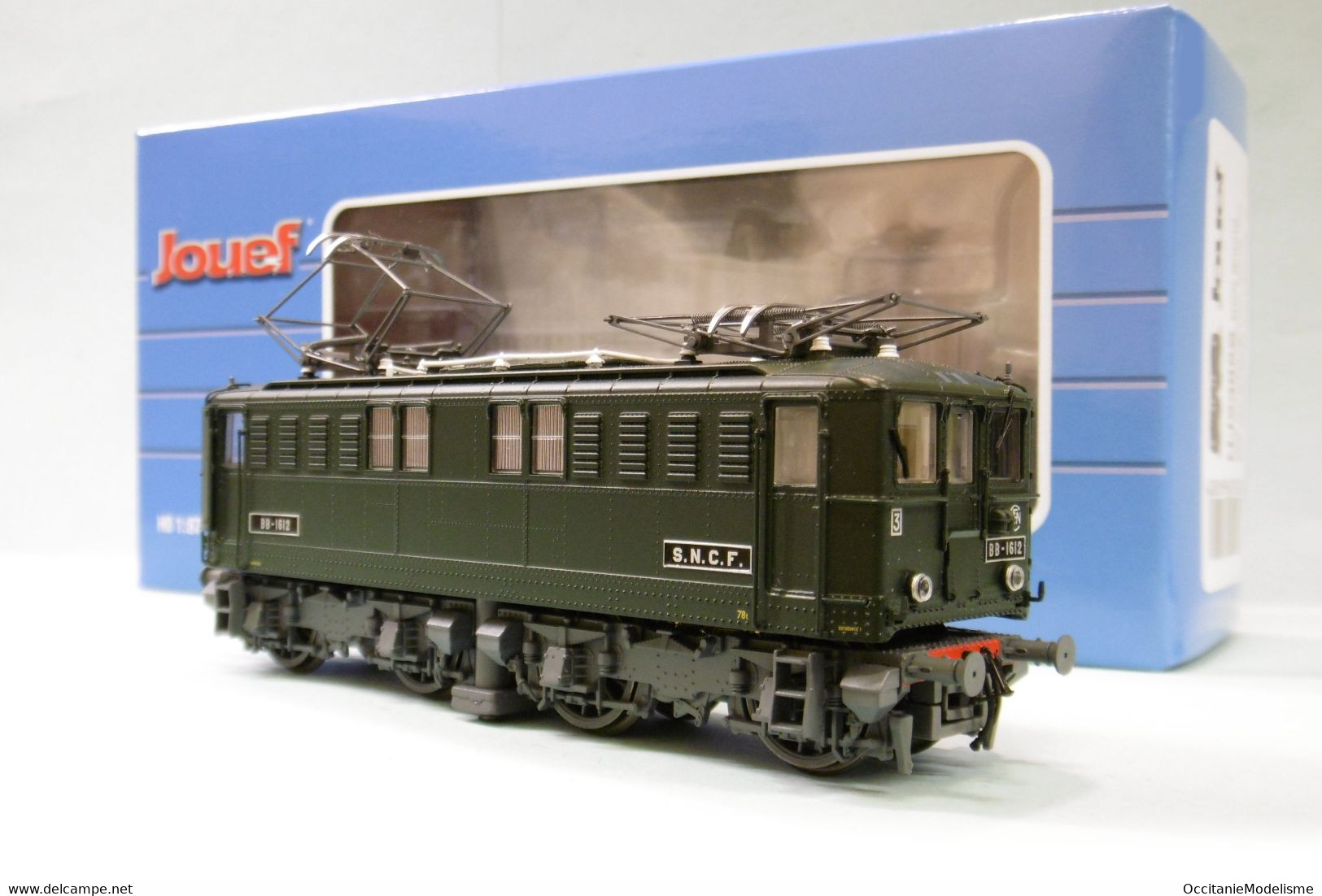 Jouef - Locomotive ELECTRIQUE BB 1612 1600 ép. IV DCC Sound Réf. HJ2385S Neuf HO 1/87 - Locomotives