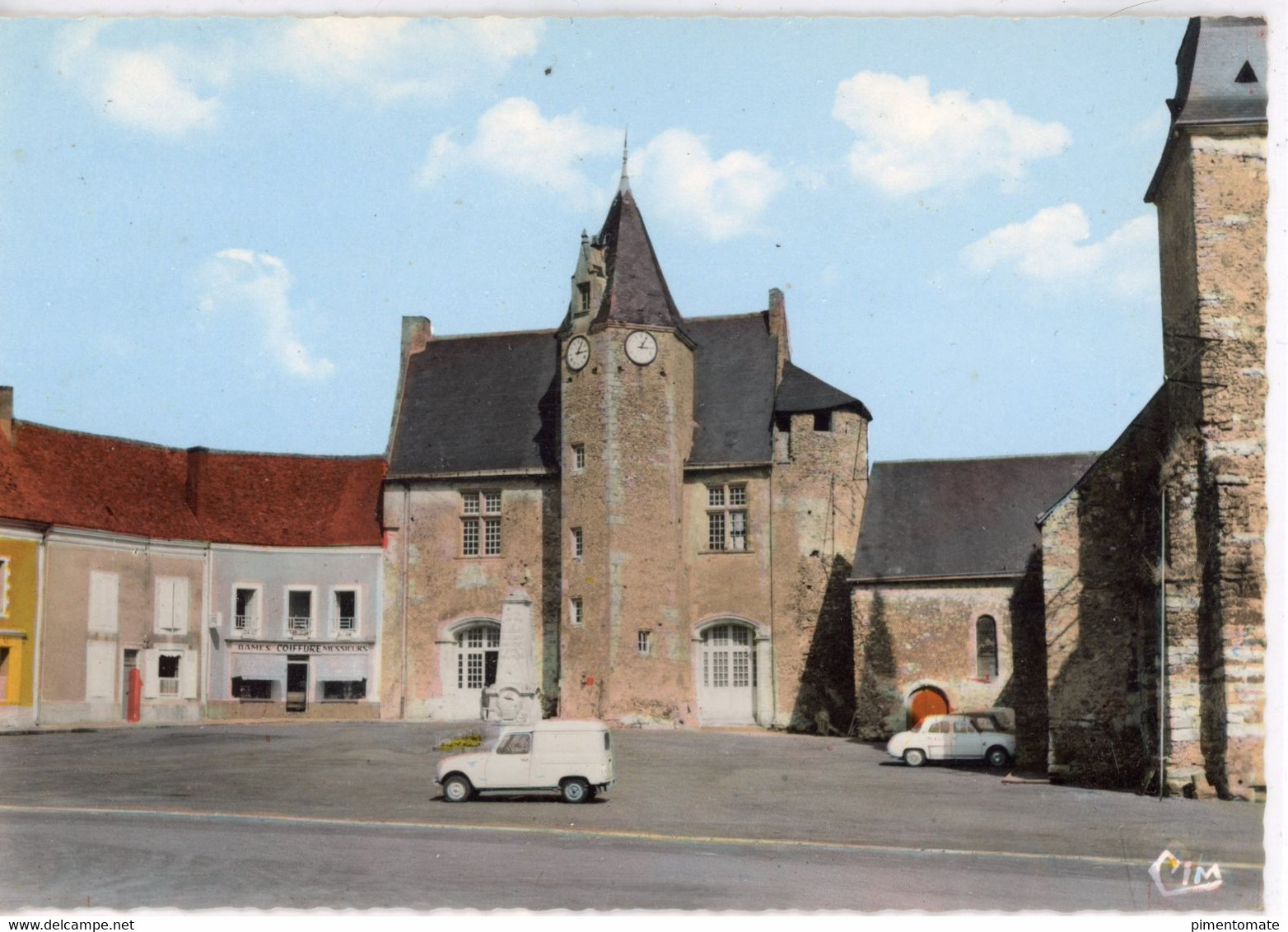 BOULOIRE L'HOTEL DE VILLE FRAGMENT DE L'ACIEN CHATEAU FORT - Bouloire