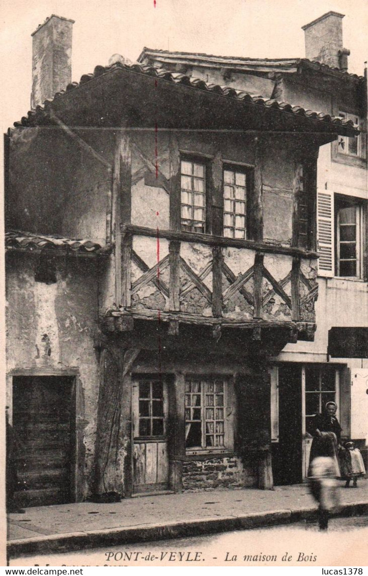 01 / PONT DE VEYLE  / LA MAISON DE BOIS / PRECURSEUR / ETAT NEUF - Pont-de-Vaux