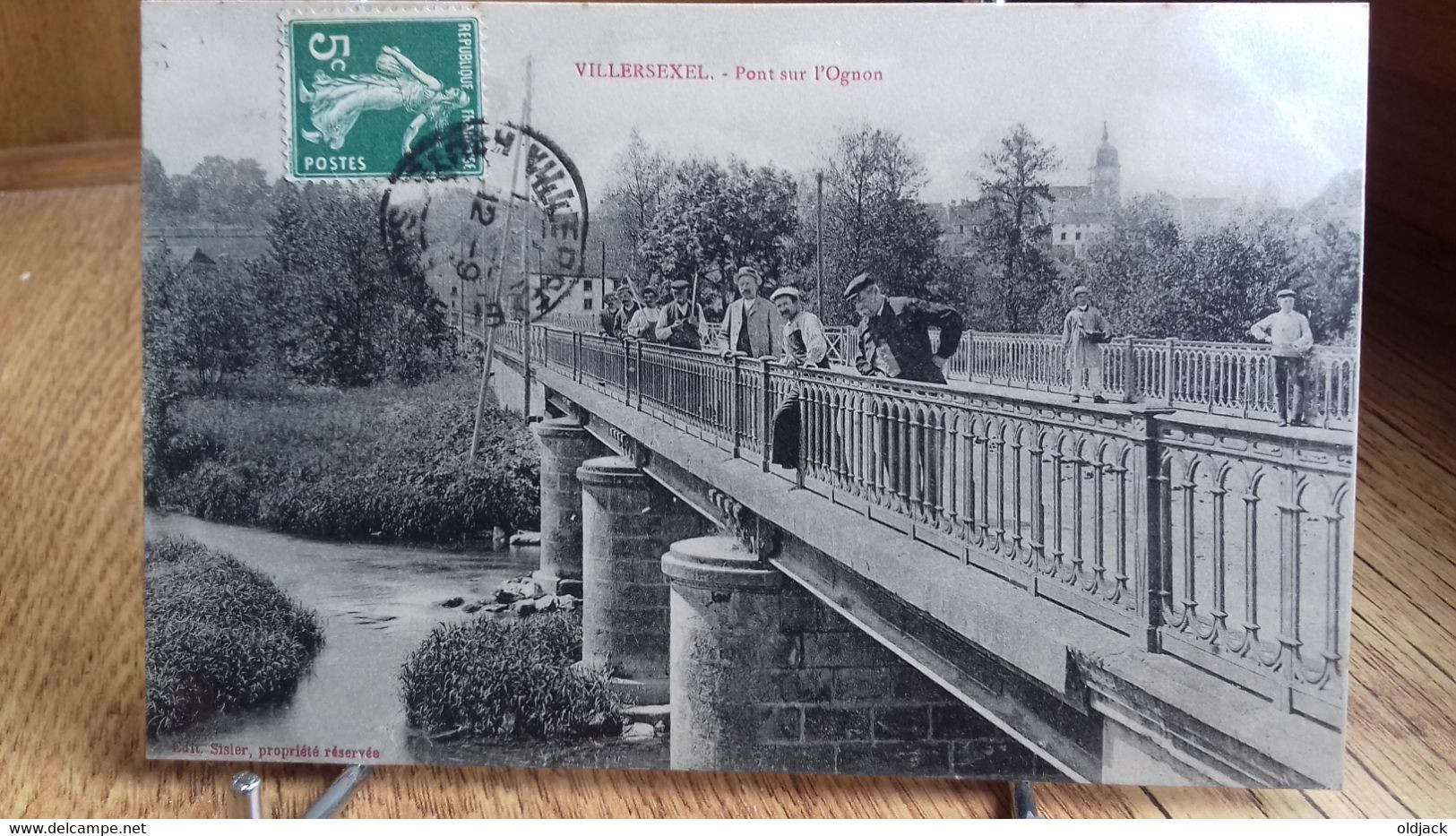 CPA -  VILLERSEXEL  - Pont Sur L'Ognon  (1911).animée. (S25-22) - Villersexel