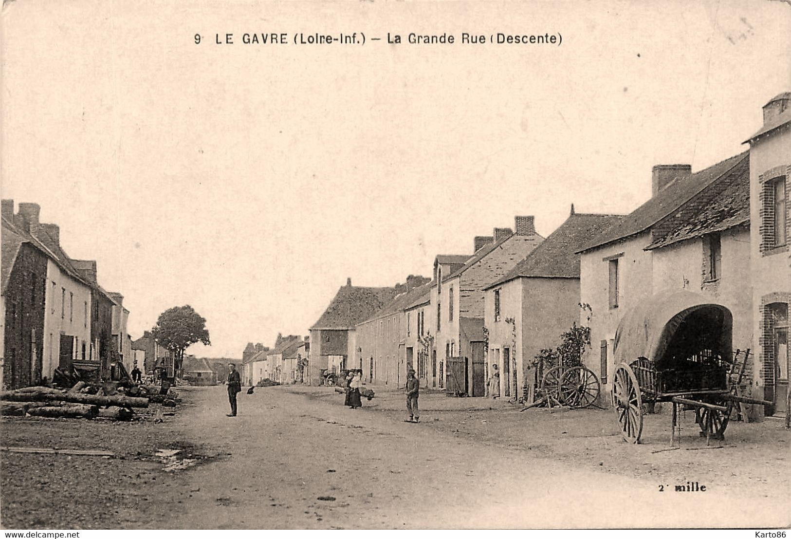 Le Gavre * La Grande Rue * La Descente * Villageois - Le Gavre
