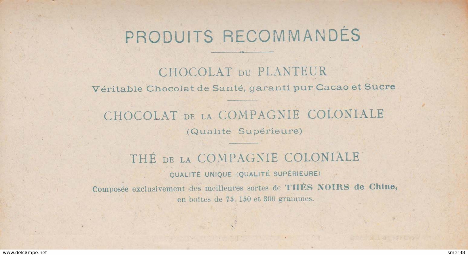 CPA - Chocolat Du Planteur - Cliché Verascope Richard - France - Chateau De Valencay - Dos Publicitaire - Chocolat