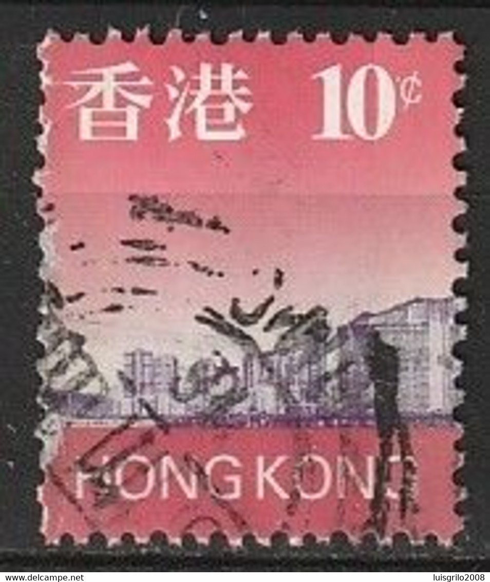 Hong Kong, 1997 - Panoramic Views -|- 10 C. - Used Stamps