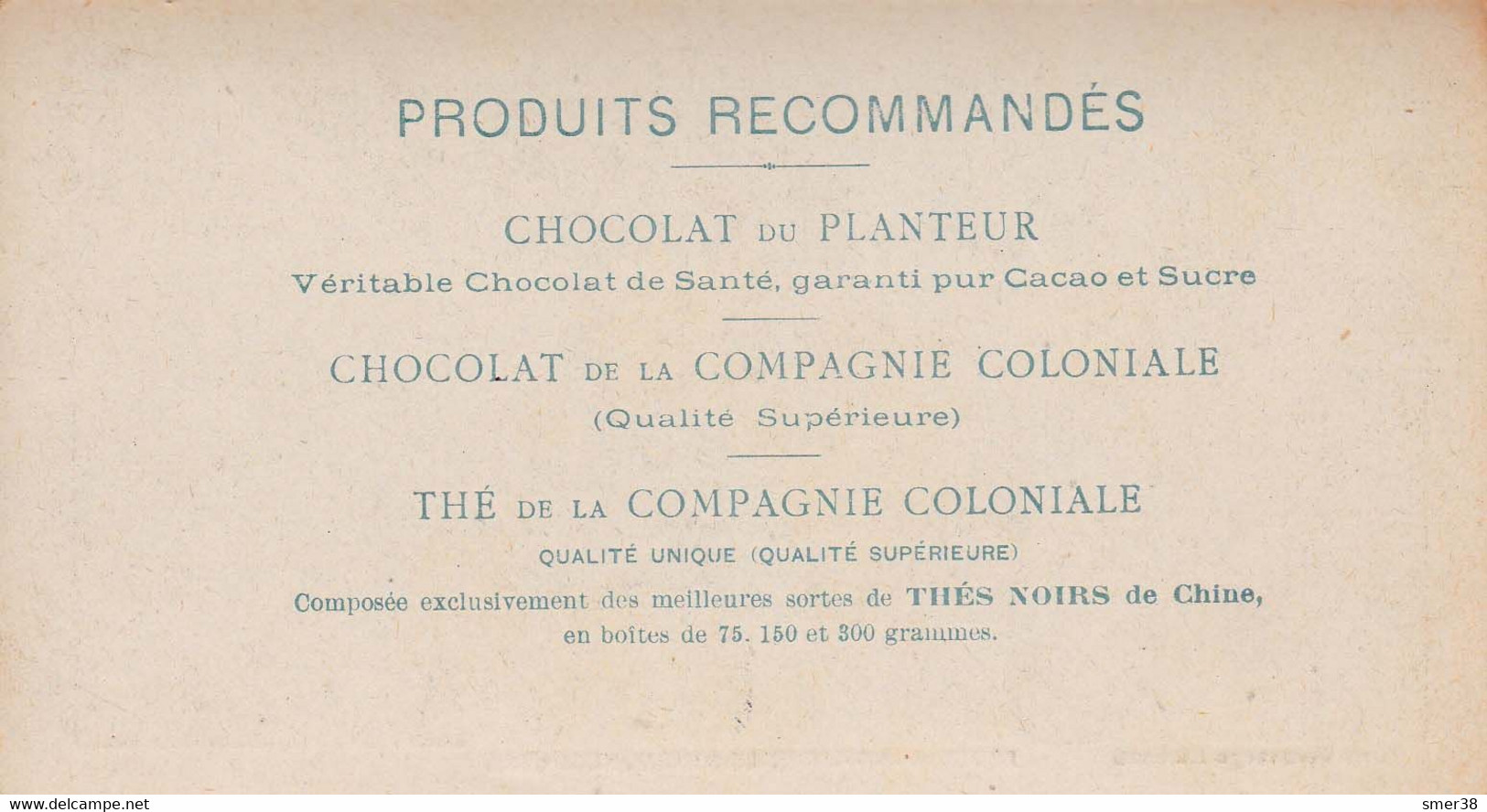 CPA - Chocolat Du Planteur - Cliché Verascope Richard - Rouen - La Ville Et Le Pont Vu Des Quais- Dos Publicitaire - Chocolat