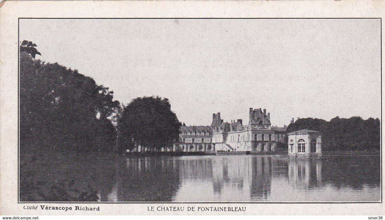 CPA - Chocolat Du Planteur - Cliché Verascope Richard - Le Chateau De Fontainebleau - Dos Publicitaire - Chocolat