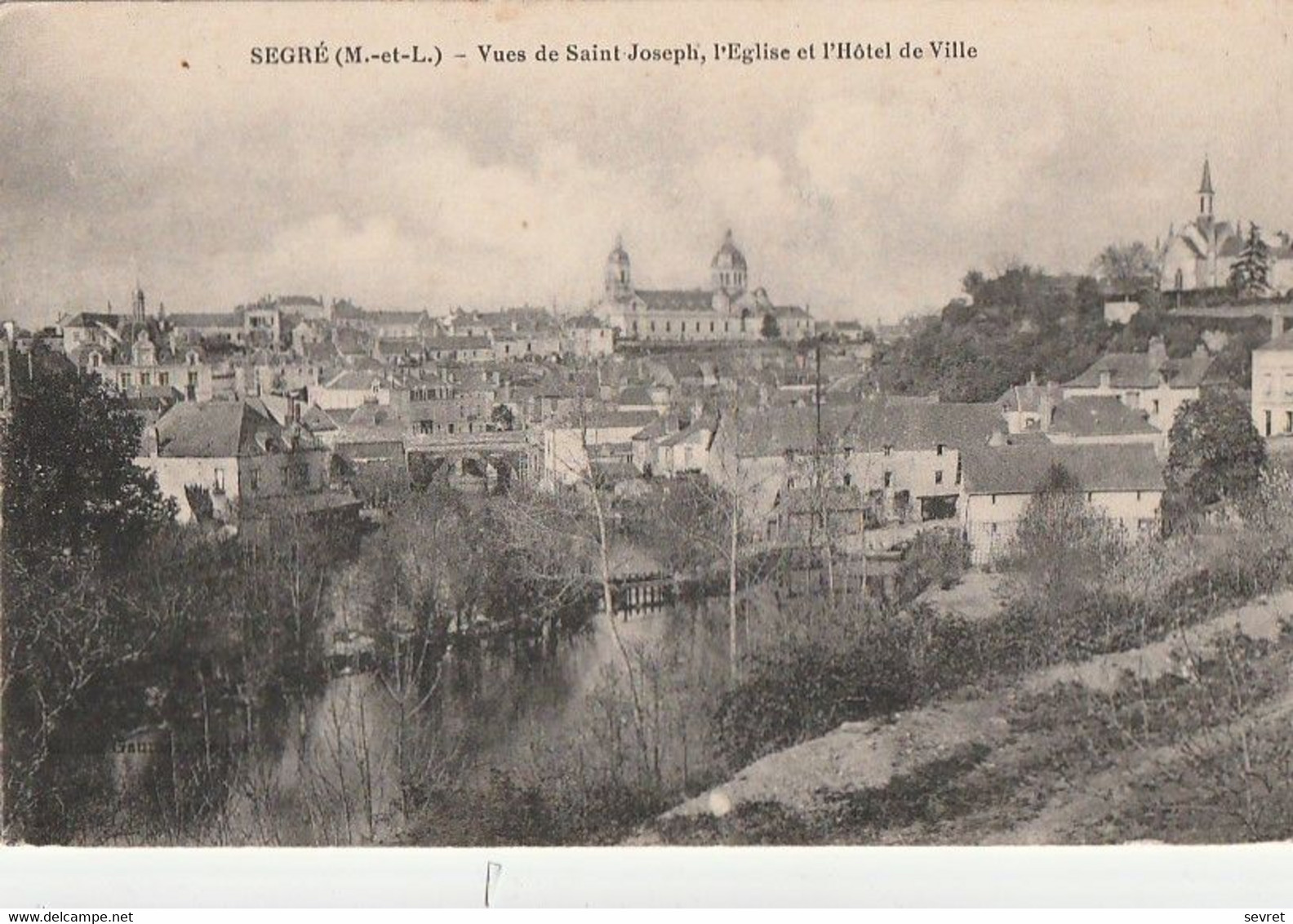 SEGRE - Vues De St-Joseph, L'Eglise Et L'Hôtel De Ville - Segre