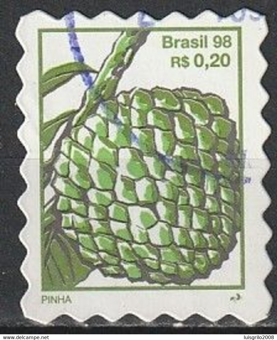 Brasil/ Brazil, 1998 - Local Flora, Fruits -|- Pinha - Gebraucht