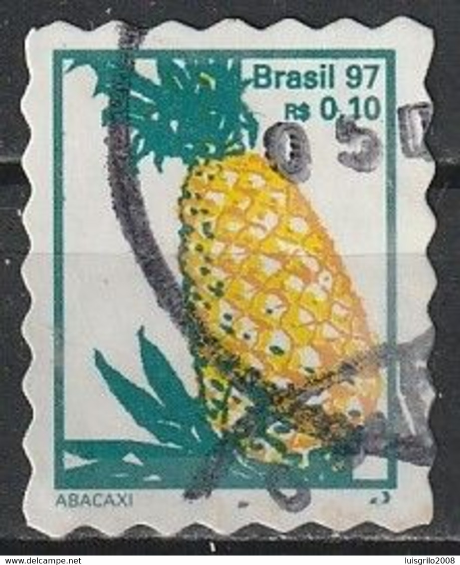Brasil/ Brazil, 1997 - Local Flora, Fruits -|- Abacaxi - Used Stamps