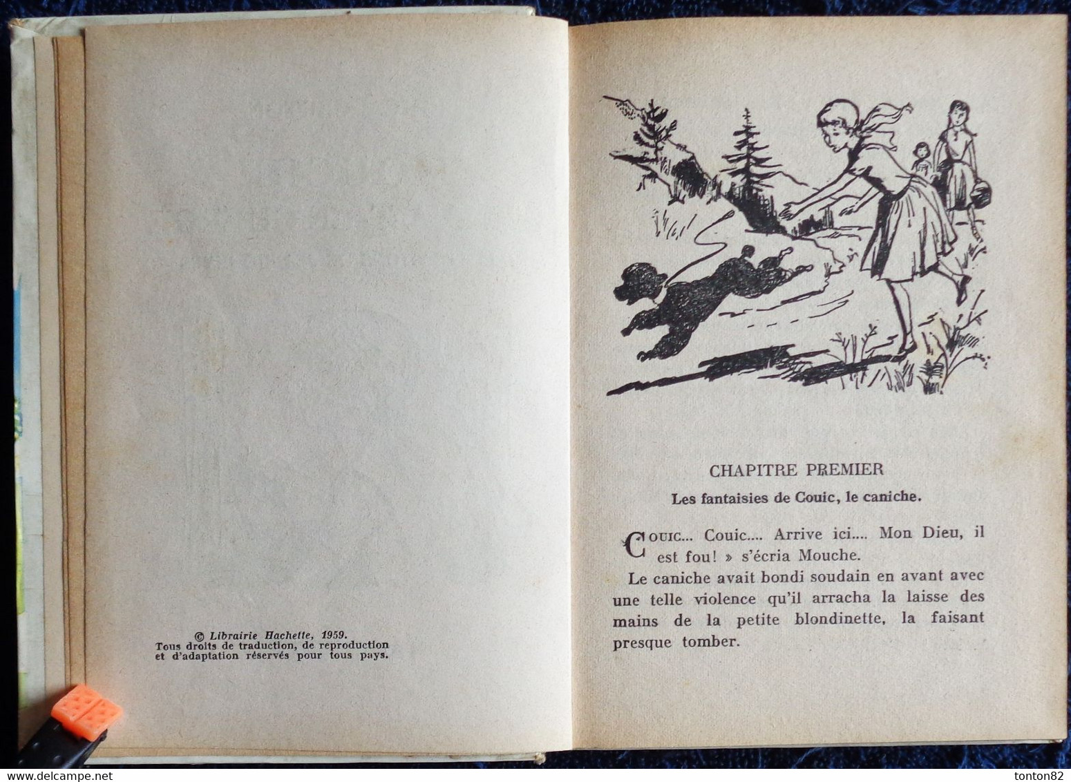 Erica Certon - MOUCHE S'en Va-t'en-guerre - Hachette - Nouvelle Bibliothèque Rose N° 44 -  ( 1960 ) . - Bibliotheque Rose