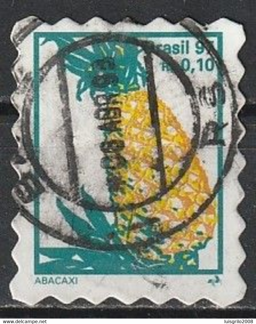 Brasil/ Brazil, 1997 - Local Flora, Fruits -|- Abacaxi - Used Stamps