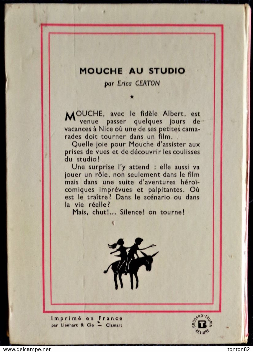 Erica Certon - MOUCHE Au Studio - Hachette - Nouvelle Bibliothèque Rose N° 84 -  ( 1961 ) . - Biblioteca Rosa