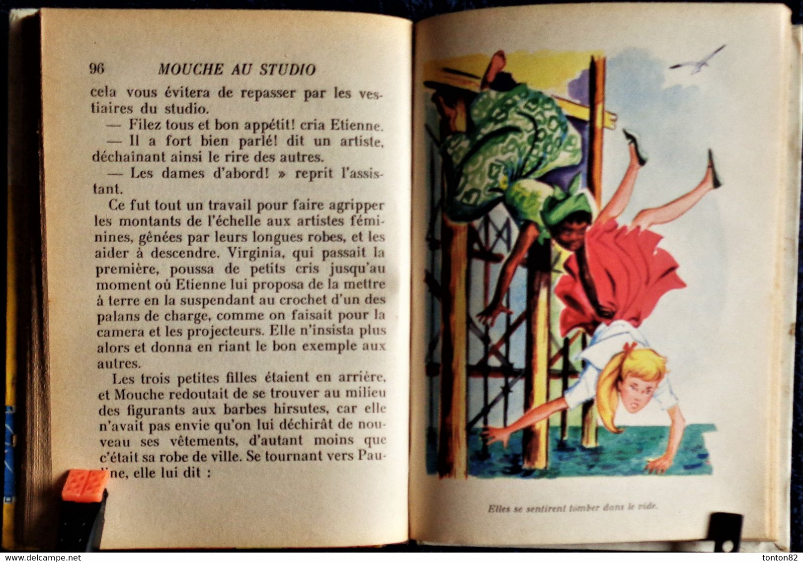 Erica Certon - MOUCHE au Studio - Hachette - Nouvelle Bibliothèque Rose n° 84 -  ( 1961 ) .