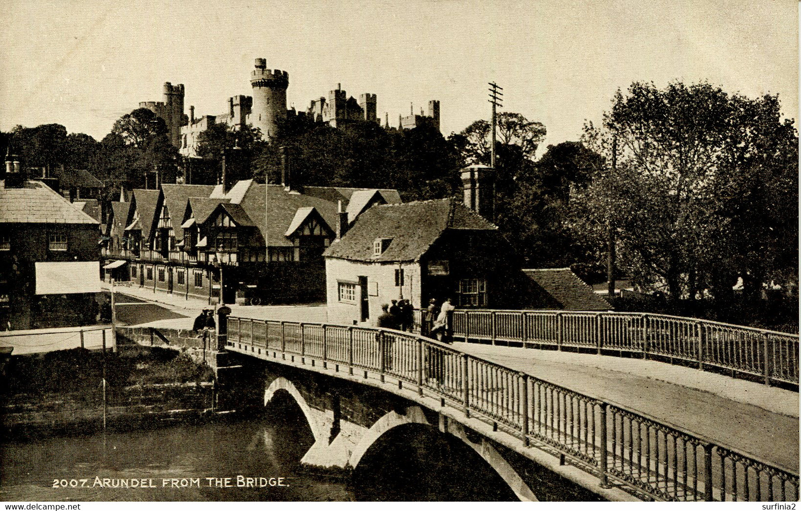 SUSSEX - ARUNDEL FROM THE BRIDGE Sus1158 - Arundel