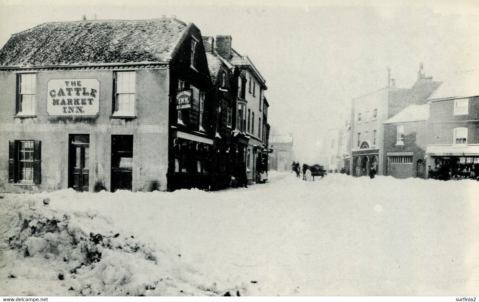 SUSSEX - CHICHESTER - SNOW STORM 1881 (REPRO) Sus1217 - Chichester