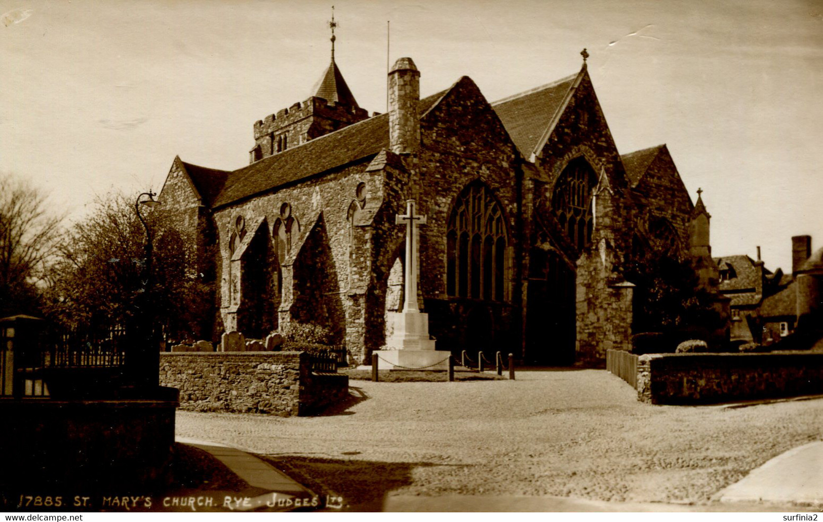 SUSSEX - RYE - ST MARY'S CHURCH RP  Sus1296 - Rye